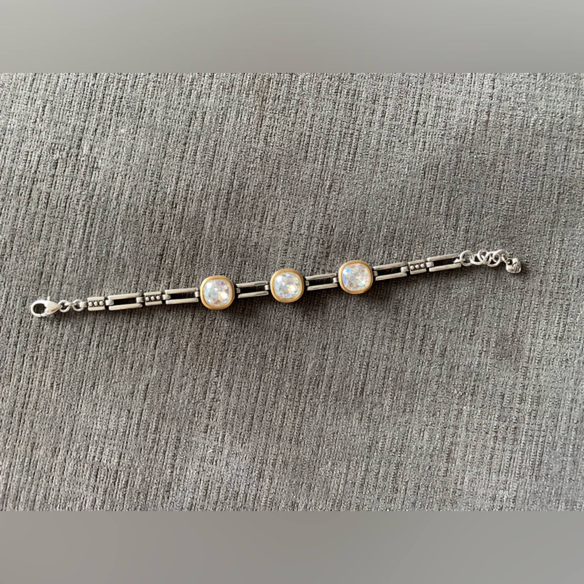 Designer Brighton SilverTone Crystal Venusian Reversible Chain